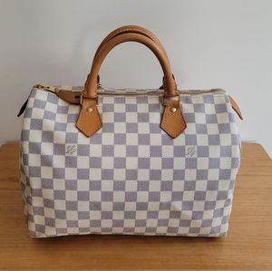 Louis Vuitton Speedy 30 Damier Azur